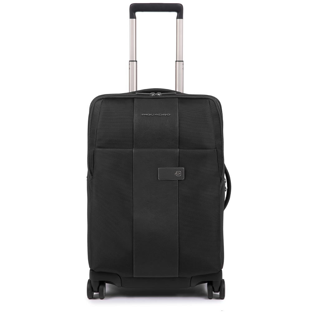 Piquadro Trolley Cabina Porta Pc E Porta Ipad® Con Tag Pers Nero BV4732BRBM/N