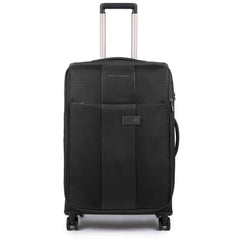 Piquadro Trolley Medio Espandibile A 4 Ruote Nero BV4733BR/N
