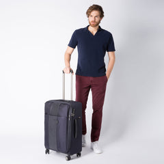 Piquadro Trolley Medio Espandibile A 4 Ruote Nero BV4733BR/N