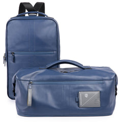 Piquadro Borsone Con Zaino Staccabile Porta Computer Blu Notte BV4793W97/BLU
