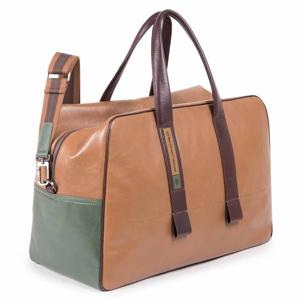 Borsone Beige Scuro/verde Piquadro BV5175W105/BEVE