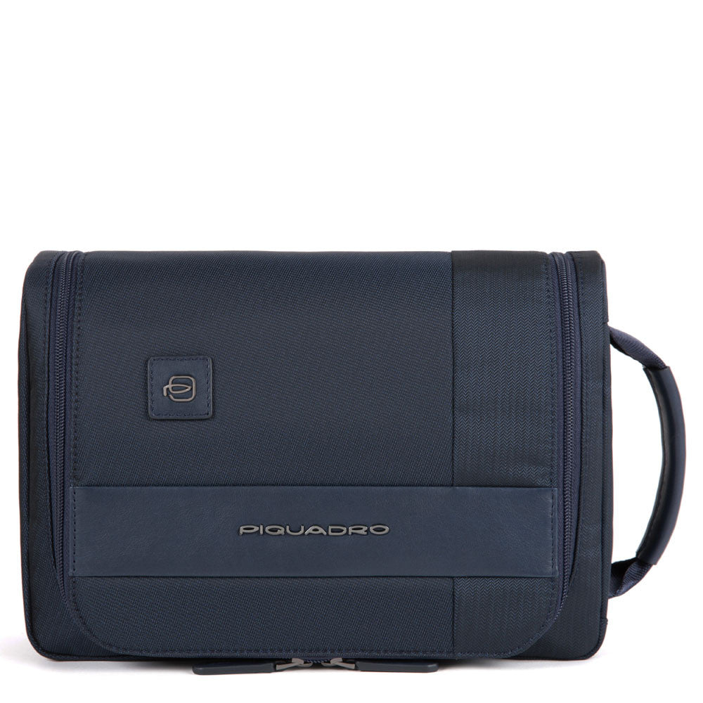 Beauty Case Grande Con Gancio Blu Notte Piquadro BY3853S107/BLU