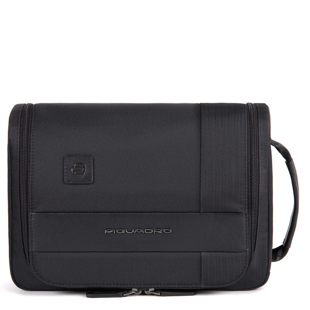 Beauty Case Grande Con Gancio Nero Piquadro BY3853S107/N