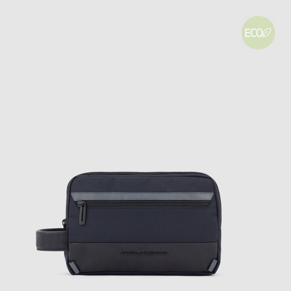 Piquadro BY5853W115/N Nécessaire Da Viaggio A Due Scomparti Nero