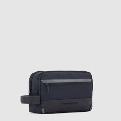 Piquadro BY5853W115/N Nécessaire Da Viaggio A Due Scomparti Nero
