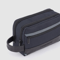 Piquadro BY5853W115/N Nécessaire Da Viaggio A Due Scomparti Nero