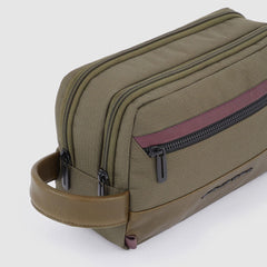 Piquadro BY5853W115/VE Nécessaire Da Viaggio A Due Scomparti Verde