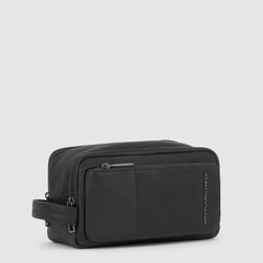 Piquadro BY5878W116/N Nécessaire Da Viaggio A Due Scomparti Nero
