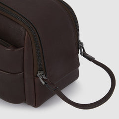 Piquadro BY6021S122/BLU Nécessaire Da Viaggio A Due Scomparti Blu