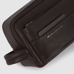 Piquadro BY6021S122/BLU Nécessaire Da Viaggio A Due Scomparti Blu