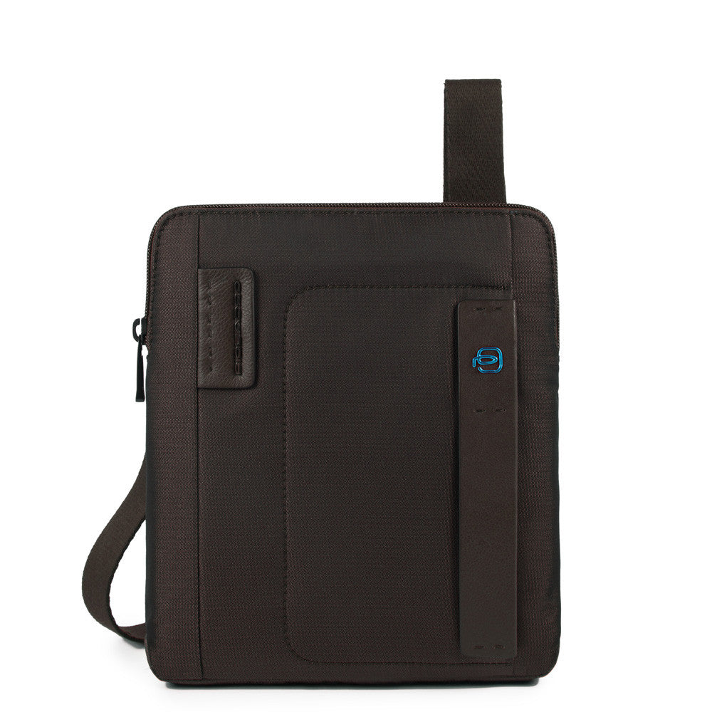Piquadro Borsello Organizzato Con Scomparto Porta Ipad®Air/ Chevron/testa Di Moro CA1358P16