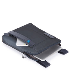 Piquadro Borsello Organizzato Con Scomparto Porta Ipad®Air/ Chevron/testa Di Moro CA1358P16