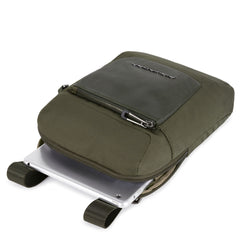 Borsello Grande Porta Ipad Piquadro Verde Oliva CA1816S115/VE