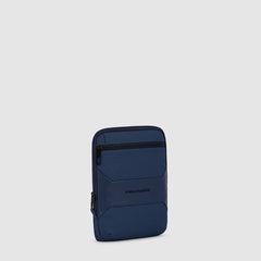 Piquadro CA1816S124/BLU Borsello Porta Ipad® In Tessuto Riciclato Blu Notte
