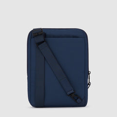 Piquadro CA1816S124/BLU Borsello Porta Ipad® In Tessuto Riciclato Blu Notte