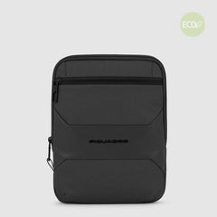 Piquadro CA1816S124/N Borsello Porta Ipad® In Tessuto Riciclato Nero