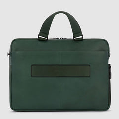 Piquadro CA1903S123/VE Cartella A Due Manici Per Computer 14" E Ipad® Verde Militare