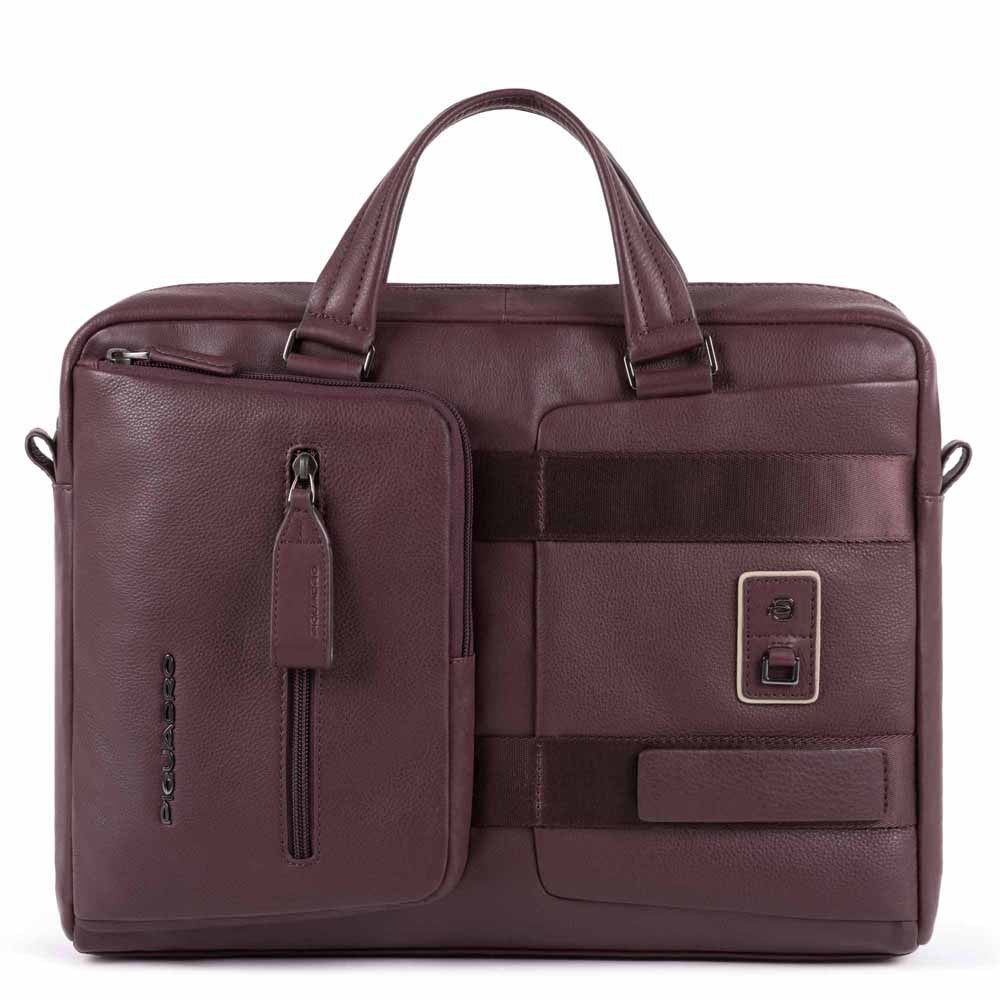 Piquadro Cartella A Due Manici Porta Computer E Porta Ipad® Bordeaux CA1903W103/BO