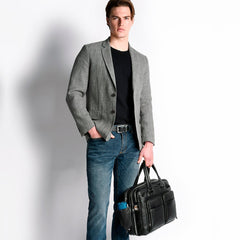 Borsa Espandibile Porta Pc E Porta Ipad®Air/air2 Piquadro Nero CA2765MO/N