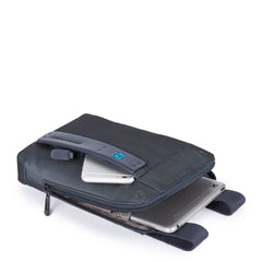Piquadro Borsello Organizzato Con Scomparto Porta Ipad®Mini Chevron/nero CA3084P16