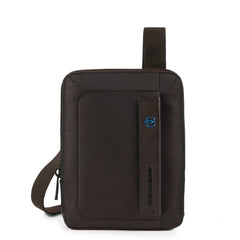 Piquadro Borsello Organizzato Con Scomparto Porta Ipad®Mini Chevron/testa Di Moro CA3084P16