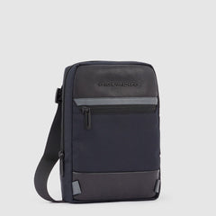 Piquadro CA3084W115/N Borsello Porta Ipad®Mini In Tessuto Riciclato Nero