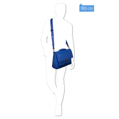 Piquadro Cartella Con Patta Ed Espansione Pelle E Tessuto P16 Nero CA3111P16