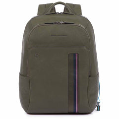 Piquadro Zaino Porta Computer/ Ipad®10,5’’/9,7” Con Tas Verde Oliva CA3214B3S
