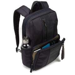 Piquadro Zaino Porta Pc/ipad®Air/pro 9,7 Con Connequ, Tasca Portabottiglia O Portaombrello Brief Testa Di Moro CA3214BR
