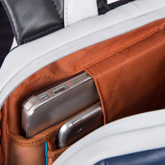 Piquadro Zainetto Porta Pc E Porta Ipad®10,5"/ipad 9,7" Con Blu/grigio CA3214UB00