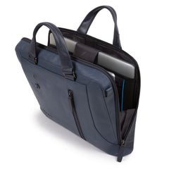 Piquadro Cartella Porta Computer E Porta Ipad® A Due Manici Grigio/verde CA3335S104/GRVE