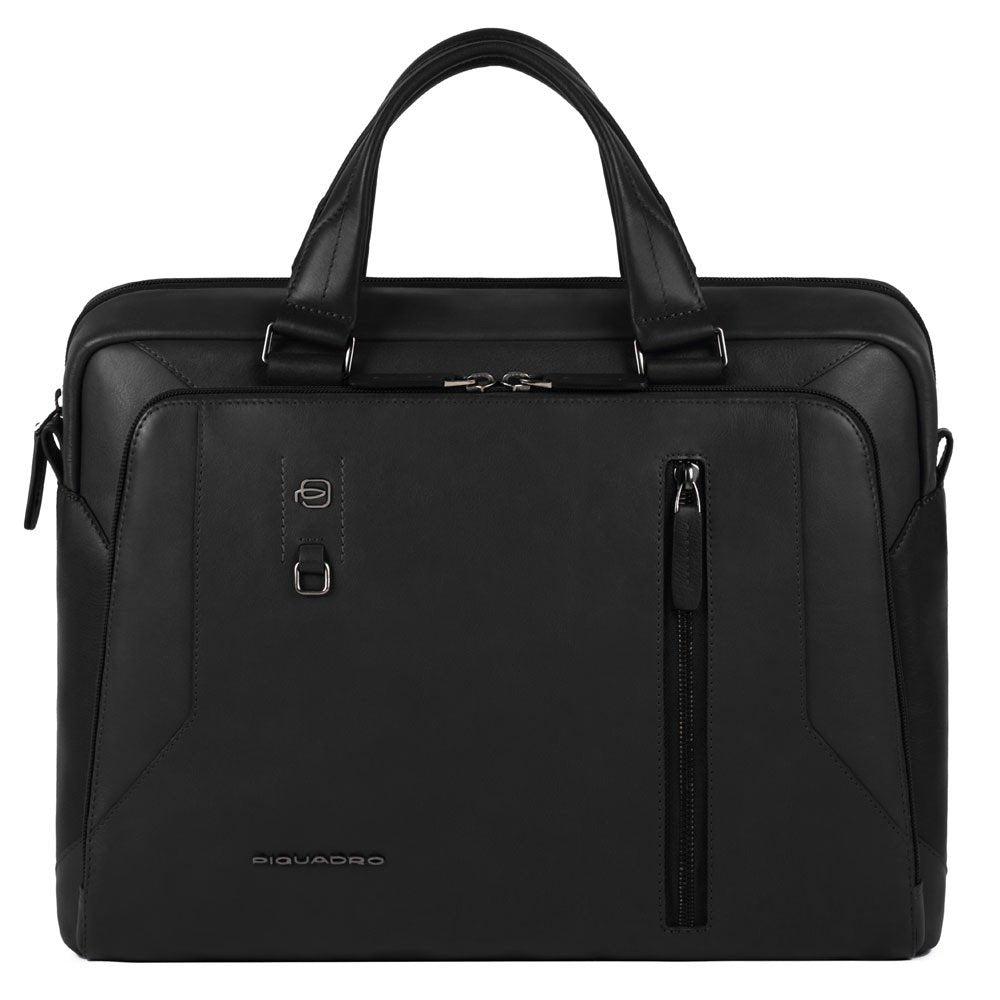 Piquadro Cartella Porta Computer E Porta Ipad® A Due Manici Nero CA3335S104/N