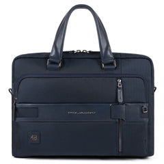 Cartella Porta Computer E Porta Ipad A Due Manici Blu Notte Piquadro CA3335S107/BLU