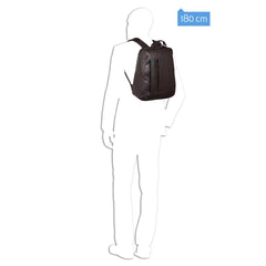 Piquadro Zaino Grande Porta Pc/ipad®Air/air2 Con Tasca Porta Ipad®Mini, Portabottiglia E Portaombrello Pulse Nero CA3349P15