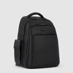 Piquadro CA3444MOS/N Zaino Grande Per Computer 15,6" E Ipad® Nero