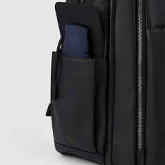 Piquadro CA3444MOS/N Zaino Grande Per Computer 15,6" E Ipad® Nero