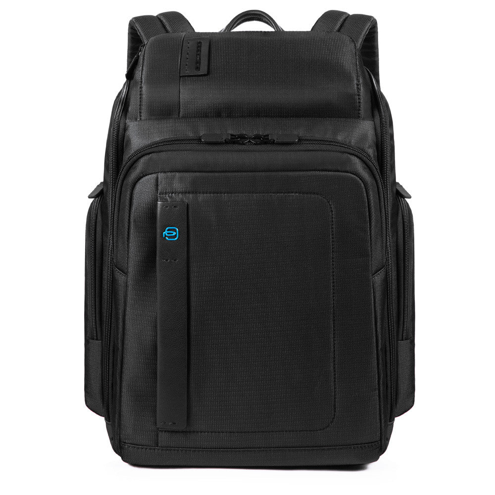 Piquadro Zaino Porta Pc E Porta Ipad®10,5"/ipad 9,7" Con Chevron/nero CA3826P16
