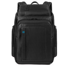 Piquadro Zaino Porta Pc E Porta Ipad®10,5"/ipad 9,7" Con Chevron/nero CA3826P16