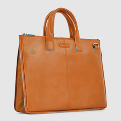 Piquadro CA4021B2 - Cartellina Sottile Espandibile Porta Computer Sabbia Sahara