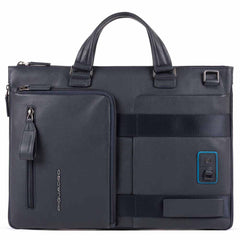 Piquadro Cartella Sottile Espandibile Porta Pc Blu Notte CA4021W103/BLU