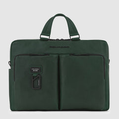 Piquadro CA4027AP/VE3 Cartella Sottile Per Laptop 15,6" E Ipad®Pro12,9" Verde