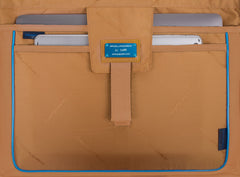 Piquadro Cartella Sottile Porta Computer E Porta Ipad® Tabacco/blu CA4098S104/CUBL