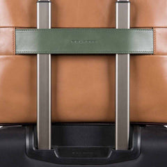 Cartella Sottile A Due Manici Beige Scuro/verde Piquadro CA4098W105/BEVE