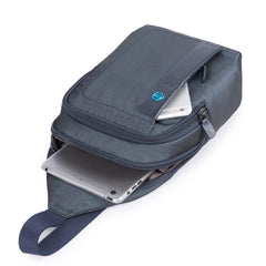 Piquadro Monospalla Porta Ipad®Mini Chevron/nero CA4177P16