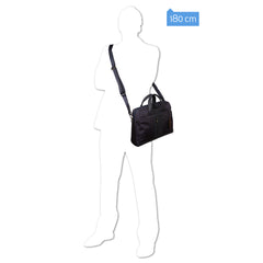 Piquadro Cartella A Due Manici Porta Computer/ipad®Air/pro 9,7 Con Connequ E Anti-Frode Rfid Brief Nero CA4440BR