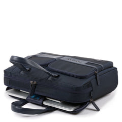 Cartella A Due Manici Porta Computer E Porta Ipad Verde Militare Piquadro CA4470S107/VE