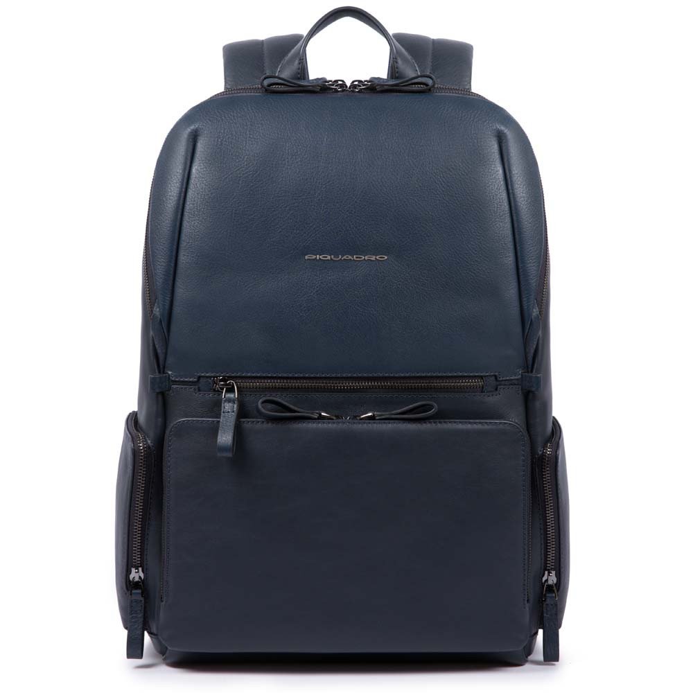 Piquadro Zaino Fast-Check Grande Porta Computer Blu Notte CA4479W89