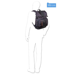 Piquadro Zaino Porta Pc/ipad®Air/pro 9,7 Con Tasca Portabottiglia O Portaombrello, Connequ E Anti-Frode Rfid Brief Nero CA4534BR