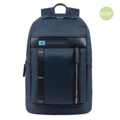 Zaino In Nylon Rigenerato Porta Computer Blu Oltremare Piquadro CA4545BIO/BLU