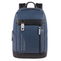 Piquadro Zaino Porta Computer Con Protezione Antiurto Blu CA4545DT/BLU